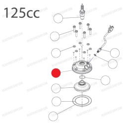 Tapa culata 125 T.sensor /...