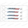 Conjunto Adhesivos One RR 2021